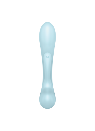 2 en 1 Rabbit point G avec stimulateur de clitoris et Wand Bleu USB Triple Oh Satisfyer - CC597813